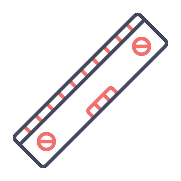 Estilo de ilustración vectorial de herramientas de nivel
