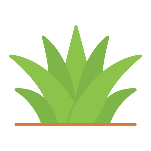 Estilo de ilustración vectorial de hierba