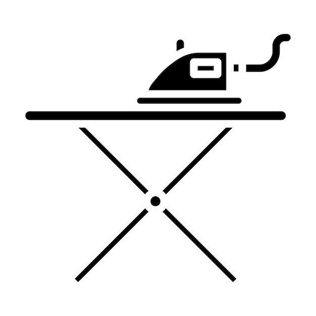 Estilo de ilustración vectorial de hierro