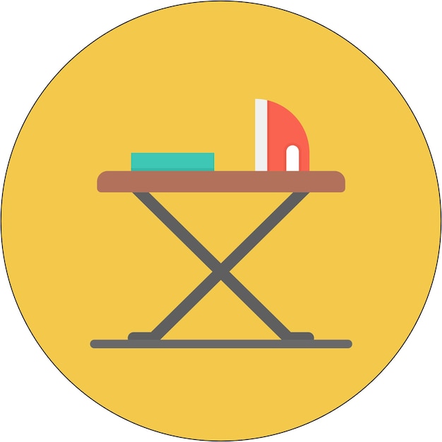 Estilo de ilustración vectorial de hierro