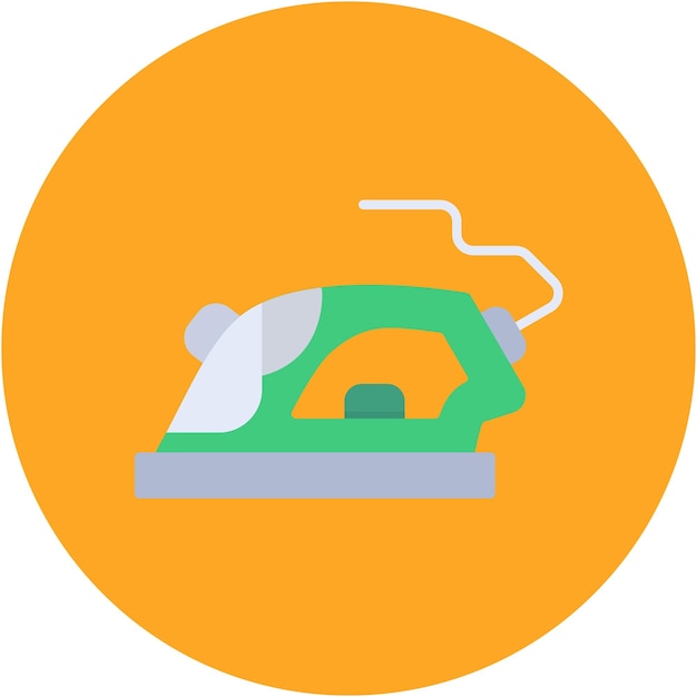 Estilo de ilustración vectorial de hierro