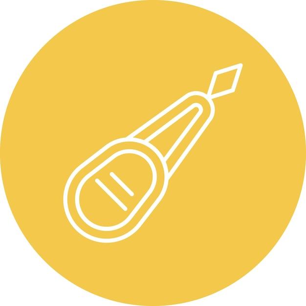 Estilo de la ilustración vectorial del hilo