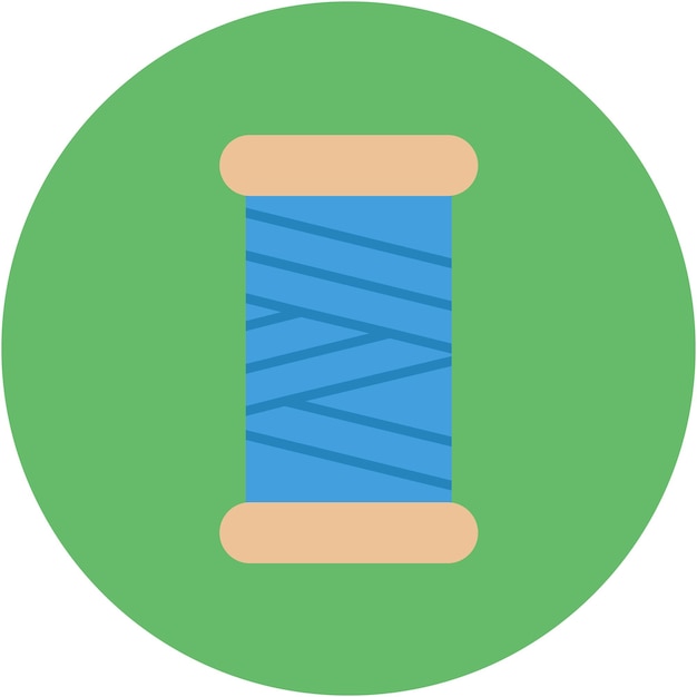 Estilo de la ilustración vectorial de hilos