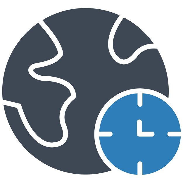 Estilo de ilustración vectorial de la hora de la Tierra