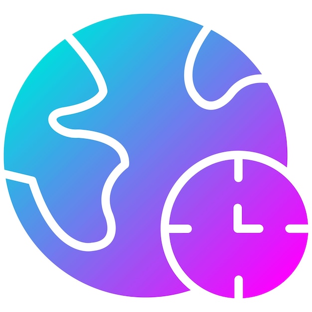 Estilo de ilustración vectorial de la hora de la Tierra
