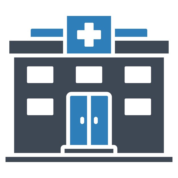 Estilo de ilustración vectorial del hospicio