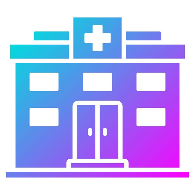 Estilo de ilustración vectorial del hospicio