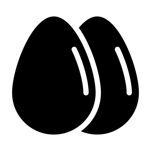 Estilo de ilustración vectorial de los huevos