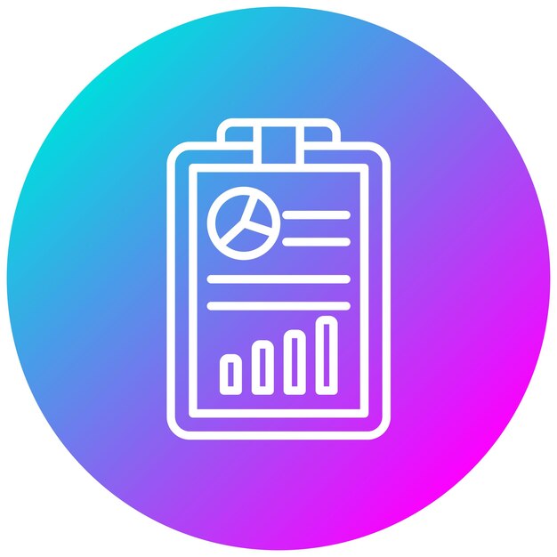Estilo de ilustración vectorial del informe empresarial