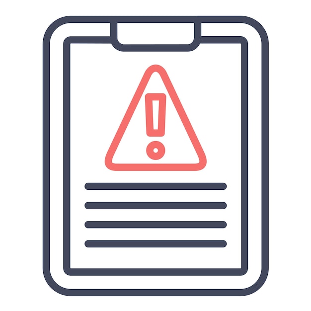 Estilo de ilustración vectorial de informes de incidentes