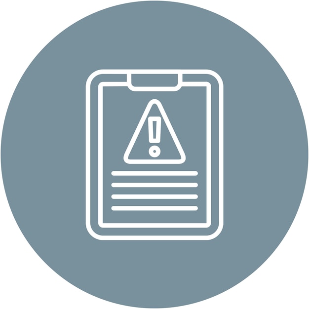 Estilo de ilustración vectorial de informes de incidentes