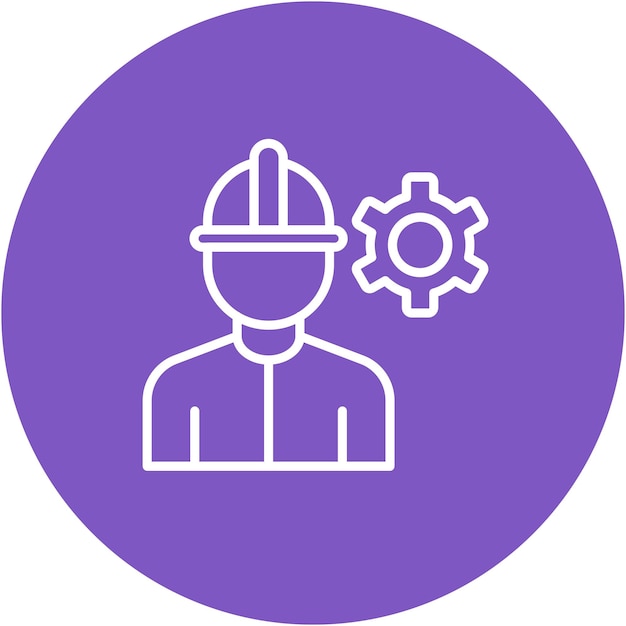 Estilo de ilustración vectorial de ingeniería