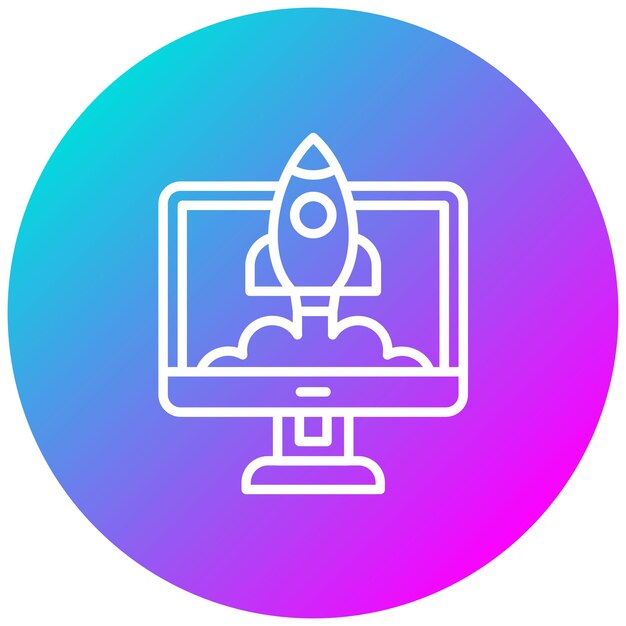 Estilo de ilustración vectorial de inicio de negocio