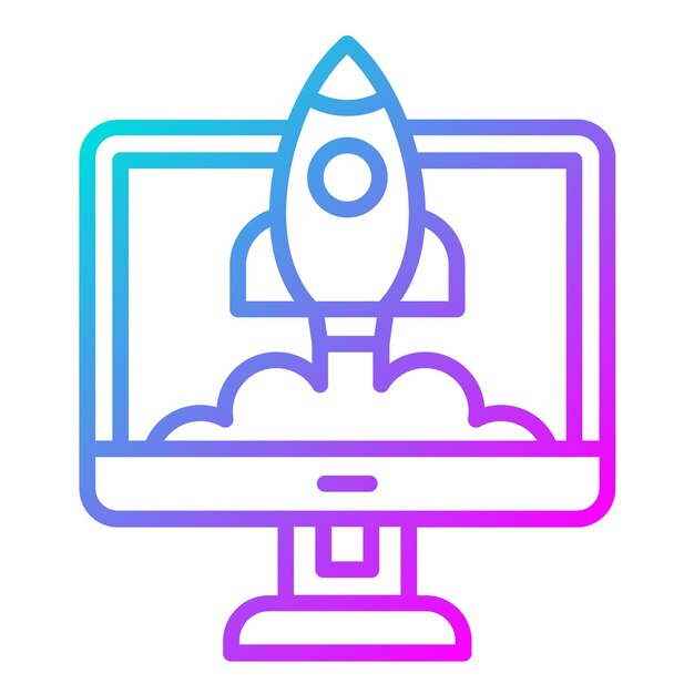 Estilo de ilustración vectorial de inicio de negocio
