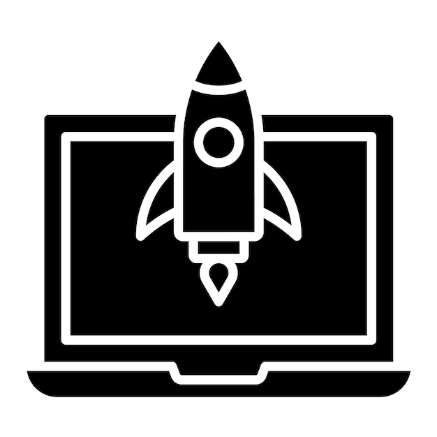 Estilo de la ilustración vectorial de inicio