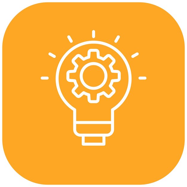 Estilo de ilustración vectorial de la innovación
