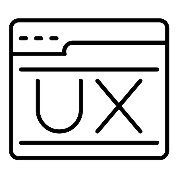 Estilo de ilustración vectorial de la interfaz Ux