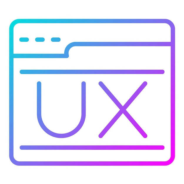 Estilo de ilustración vectorial de la interfaz Ux