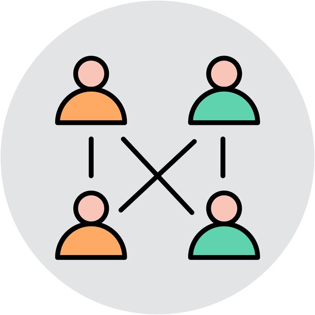 Estilo de ilustración vectorial interpersonal
