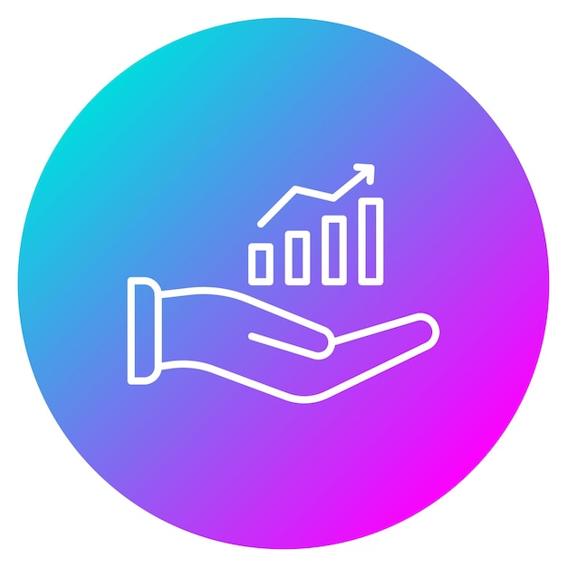 Estilo de ilustración vectorial de la inversión