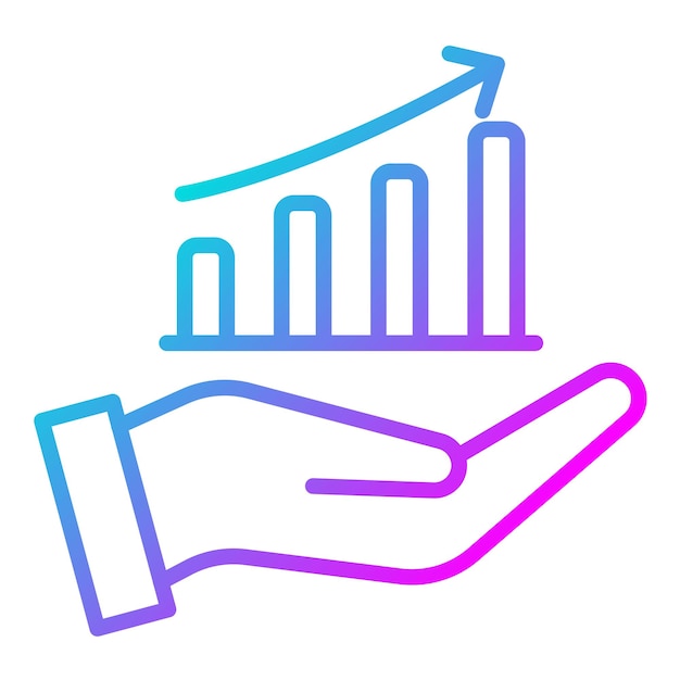 Estilo de ilustración vectorial de la inversión