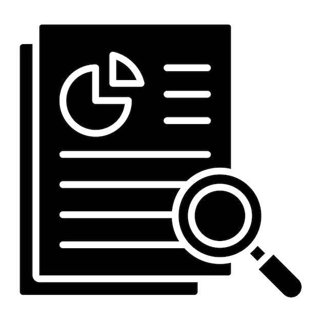 Estilo de ilustración vectorial de la investigación