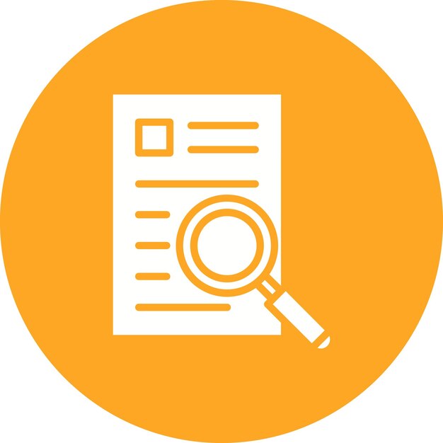 Estilo de ilustración vectorial de la investigación