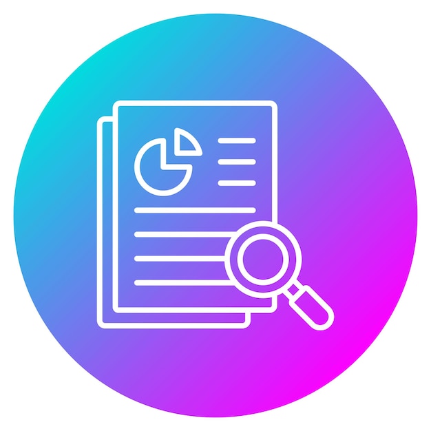 Estilo de ilustración vectorial de la investigación
