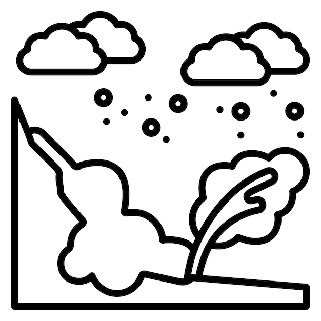 Estilo de ilustración vectorial de invierno