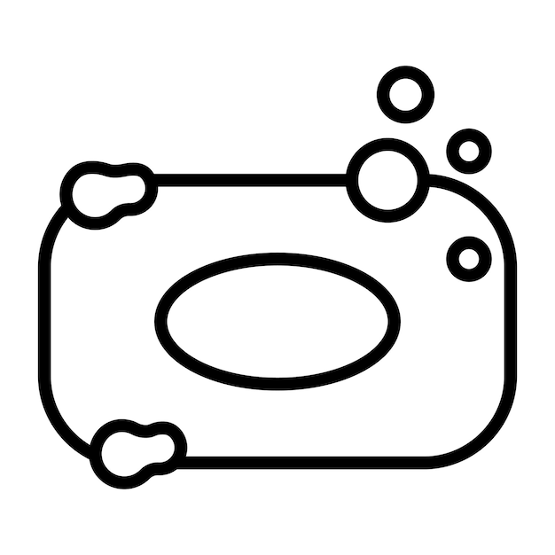 Estilo de ilustración vectorial de jabón