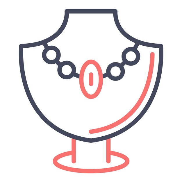 Estilo de ilustración vectorial de joyas