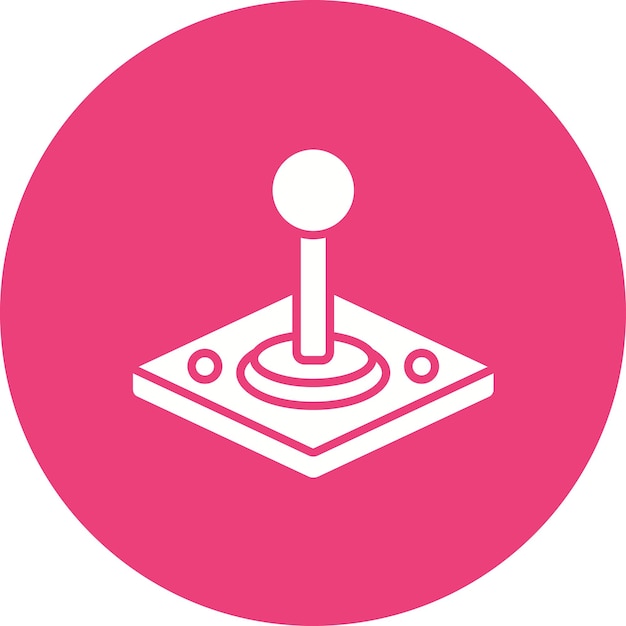 Estilo de ilustración vectorial del joystick