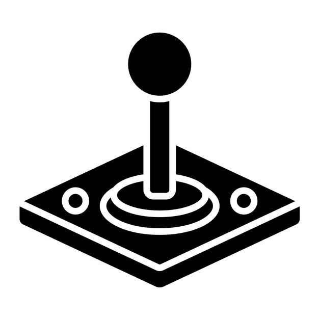 Estilo de ilustración vectorial del joystick