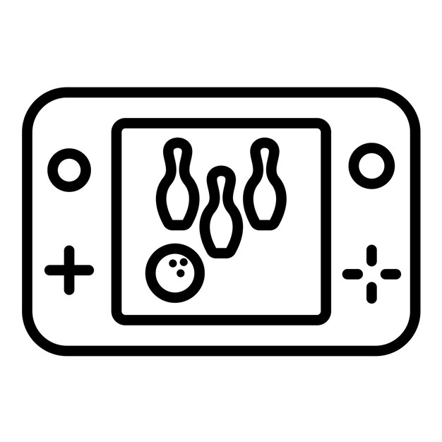 Vector estilo de ilustración vectorial de juegos clásicos