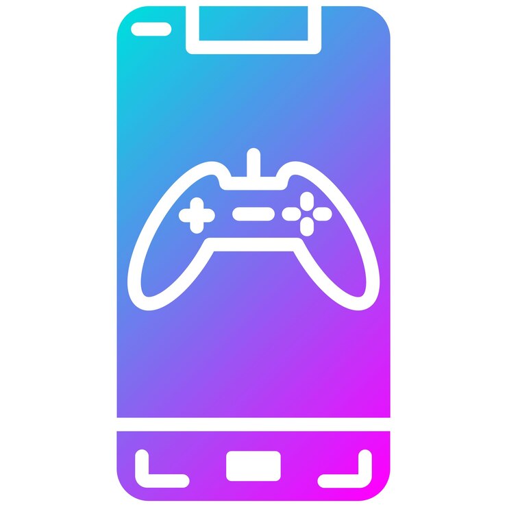 Vector estilo de ilustración vectorial de juegos móviles