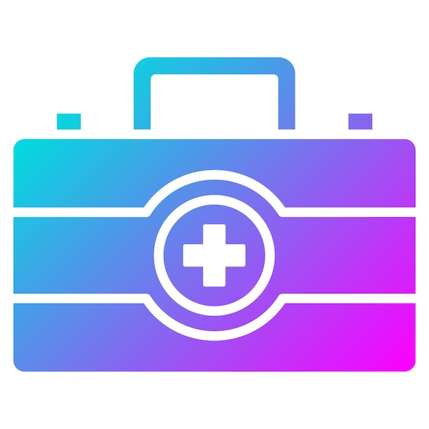 Estilo de ilustración vectorial del kit de primeros auxilios