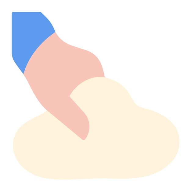 Estilo de la ilustración vectorial de Knead