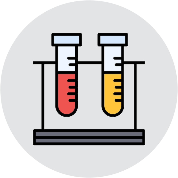Estilo de ilustración vectorial de laboratorio