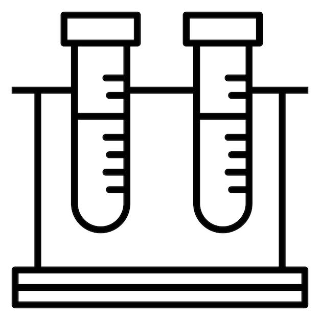 Estilo de ilustración vectorial de laboratorio