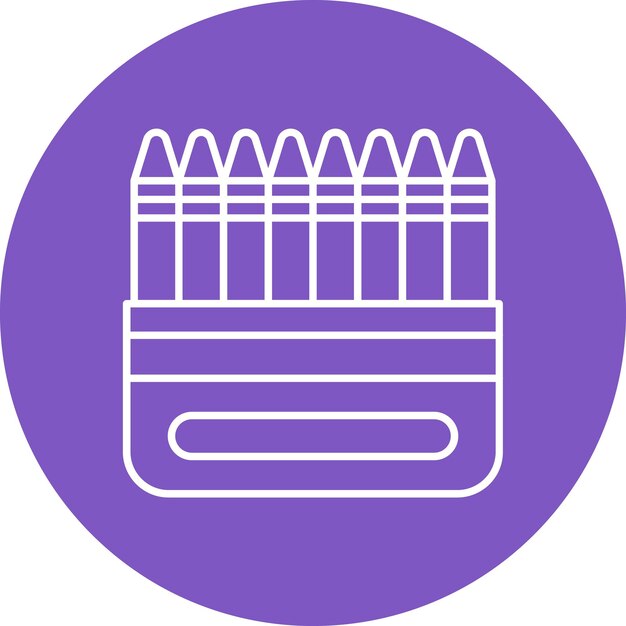 Estilo de ilustración vectorial con lápiz de colores