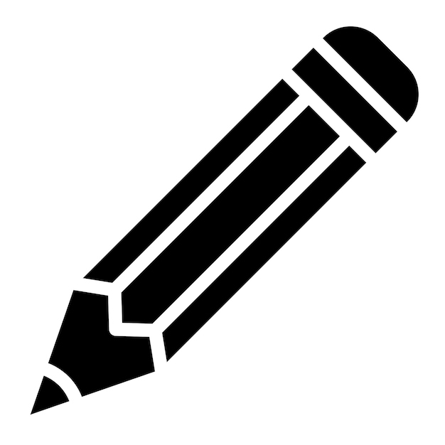 Estilo de la ilustración vectorial del lápiz