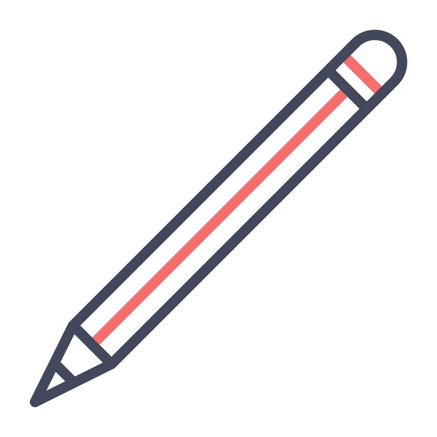 Estilo de la ilustración vectorial con lápiz