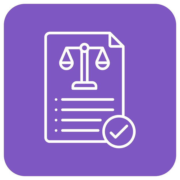 Estilo de ilustración vectorial de la ley de negocios