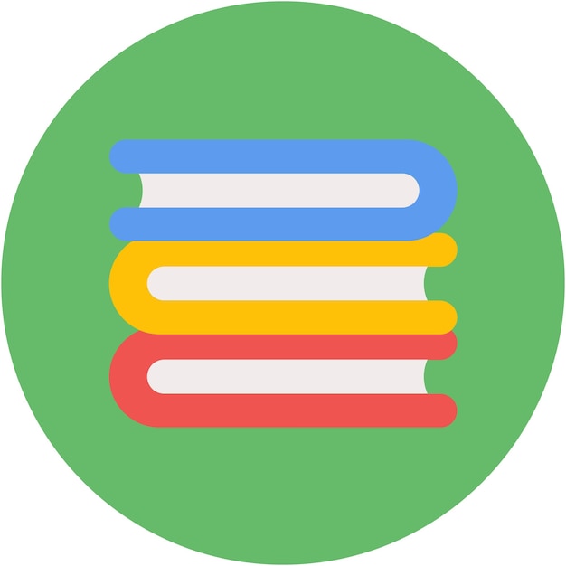 Estilo de ilustración vectorial de libros