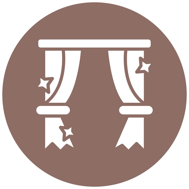 Estilo de ilustración vectorial de limpieza de cortinas