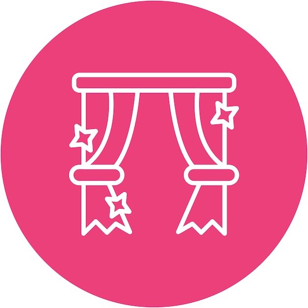 Estilo de ilustración vectorial de limpieza de cortinas