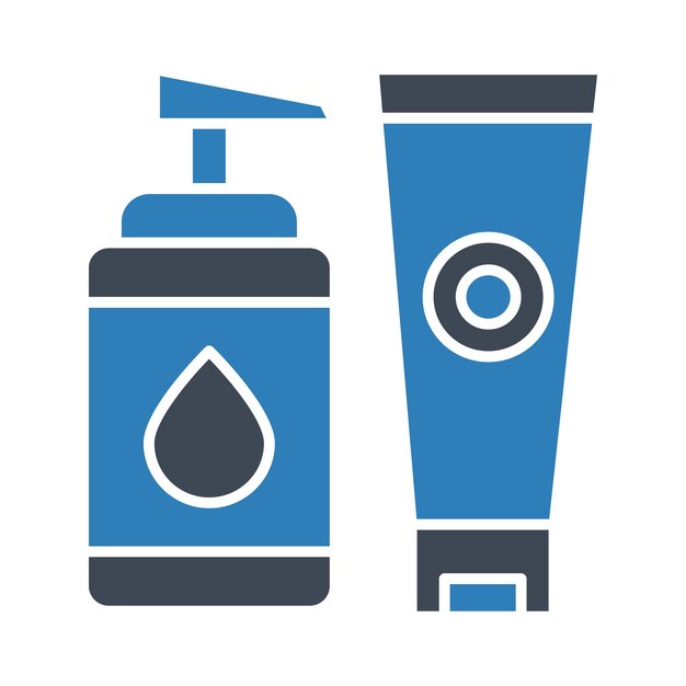 Estilo de ilustración vectorial de la loción