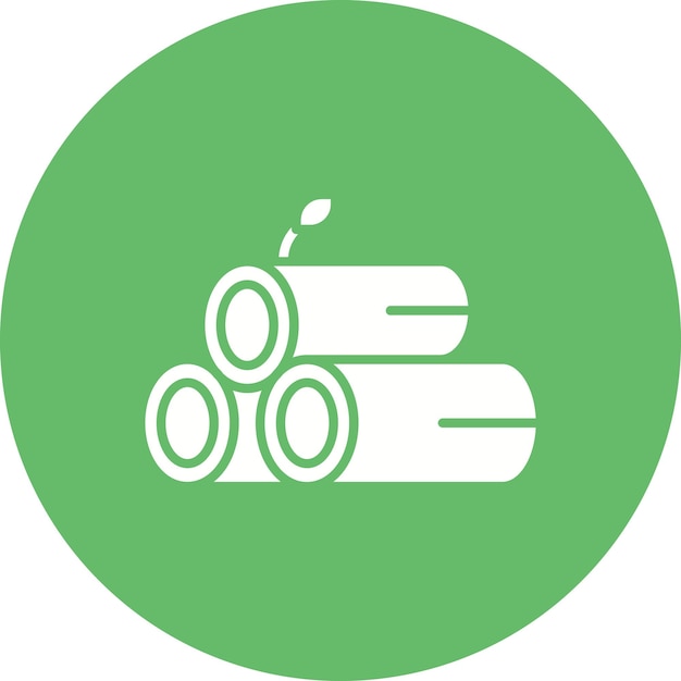 Estilo de ilustración vectorial de madera