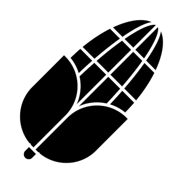 Estilo de ilustración vectorial de maíz
