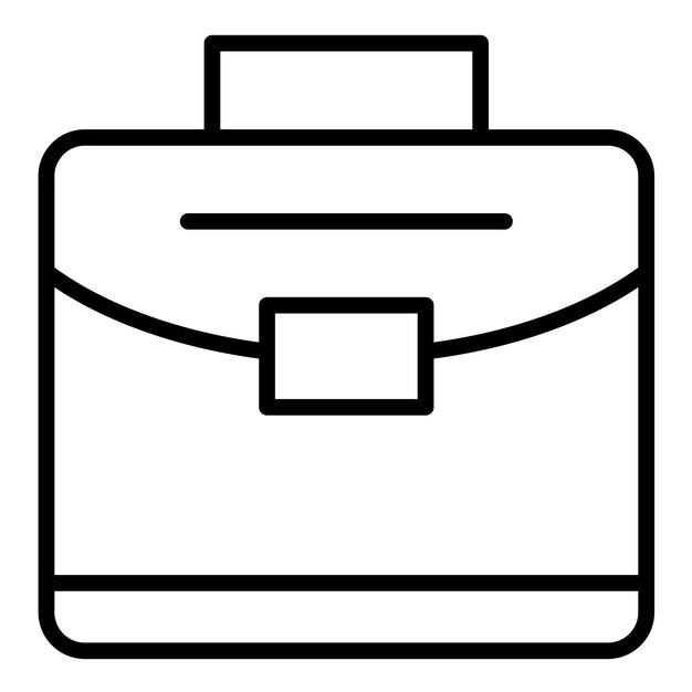 Estilo de ilustración vectorial del maletín secreto